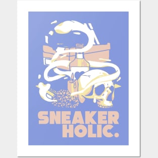 Sneaker Holic Pink Oxford Posters and Art